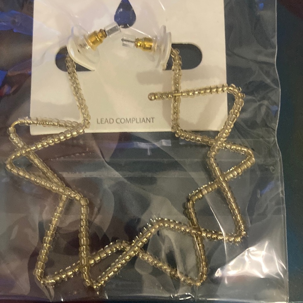 Beaded Hoop Earrings